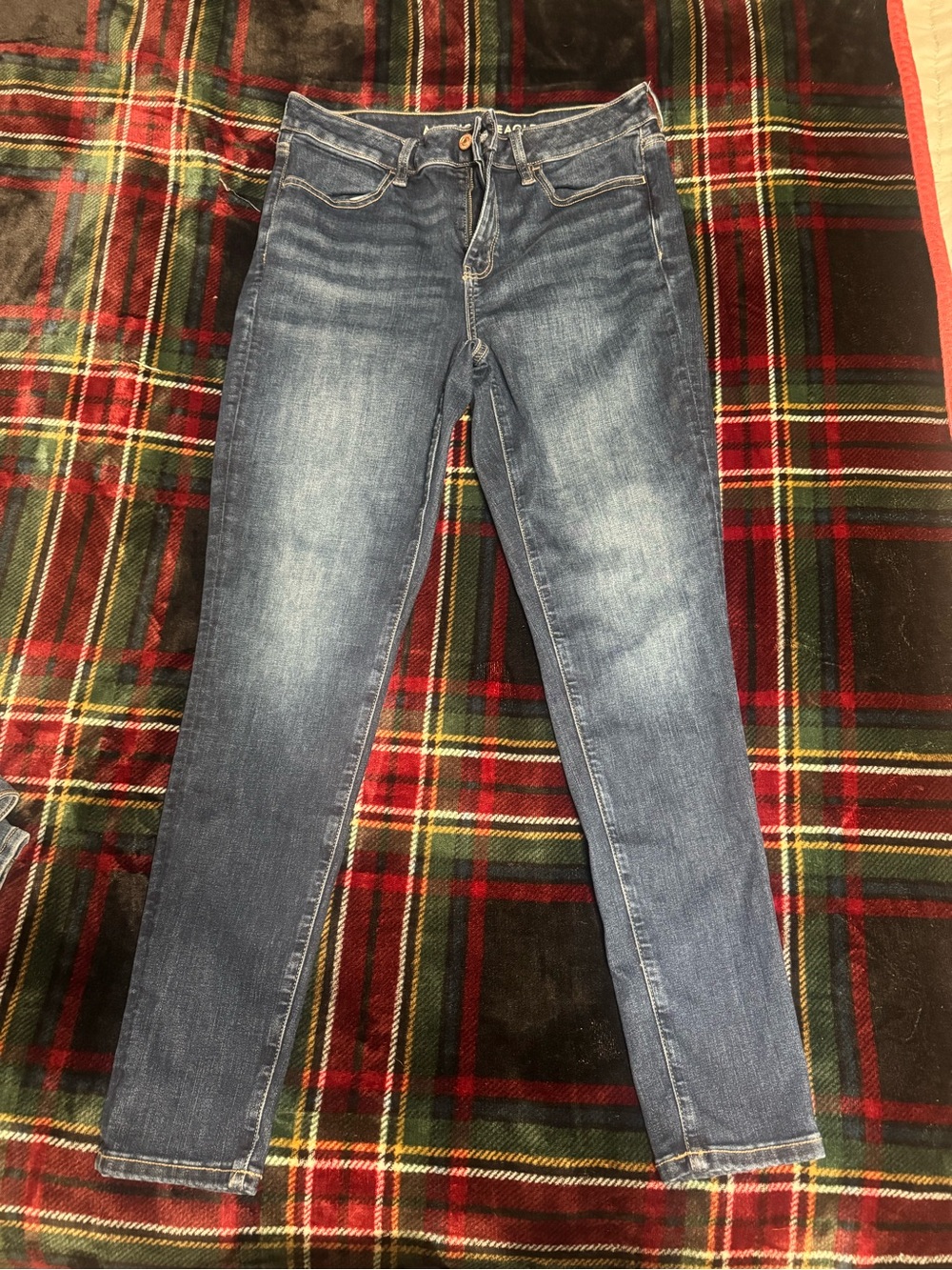 American Eagle Outfitters Women’s Mid-Rise Skinny Jeans - 3 pair size 10 - Picture 10 of 10